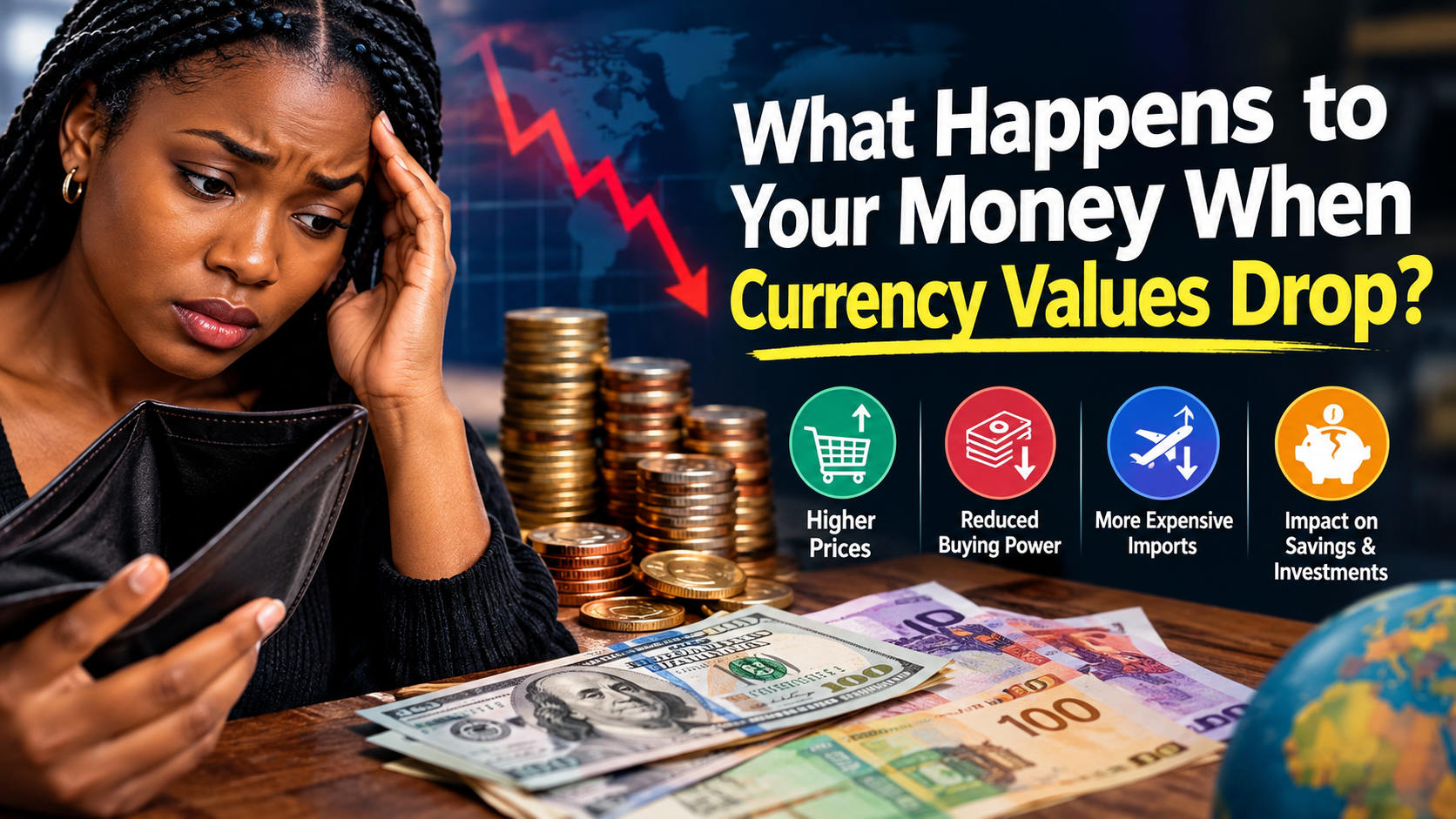 What Happens to Your Money When Currency Values Drop?