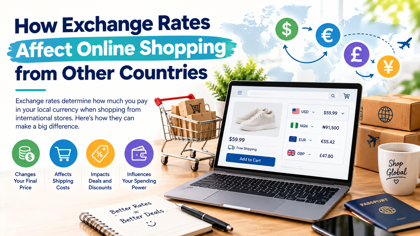 How Exchange Rates Affect Online Shopping from Other Countries
